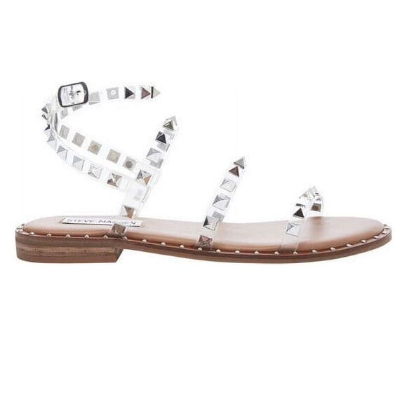 Steve Madden Travel Stud Clear Sandals - Picture 2 of 7